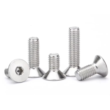 ISO certification stainless steel 304 316 flat head screw